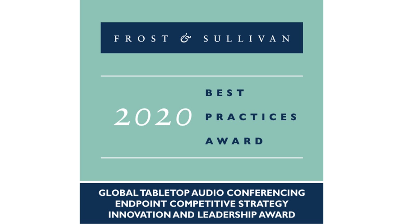 Frost&Sullivan 2020产品创新力奖