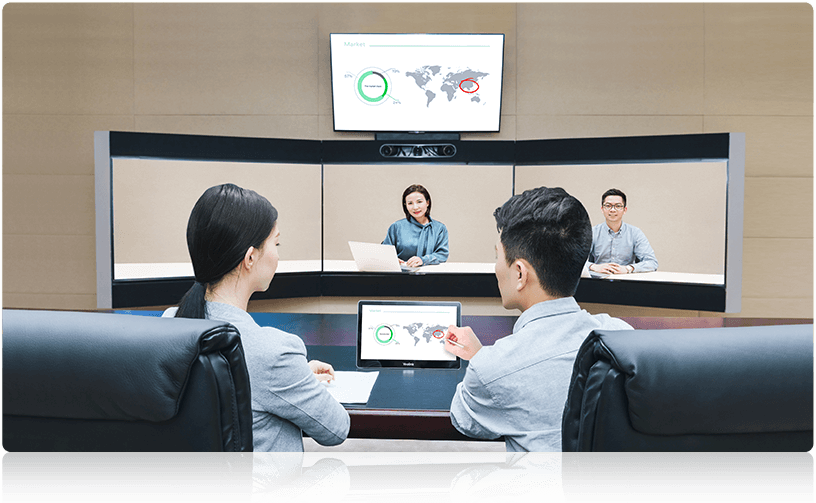 亿联CT3000开会画面