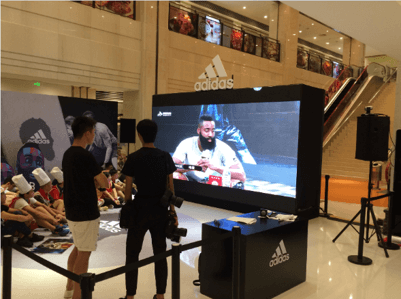 NBA巨星詹姆斯.哈登中国行